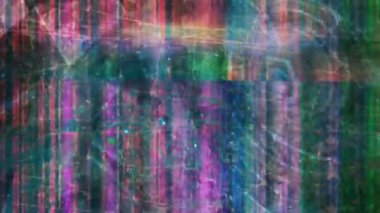 Soyut Aurora Borealis Lazer Işın Özel Efektleri - 4k Kusursuz Döngü Hareketi Arkaplan Canlandırması