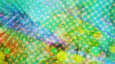 Soyut Şekillere sahip Rgb Lazer Işık Disk Deseni - 4k Kusursuz Döngü Hareketi Arkaplan CanlandırmasıComment