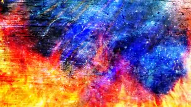 Feu contre glace - Animation de fond de mouvement de boucle sans couture 4K 