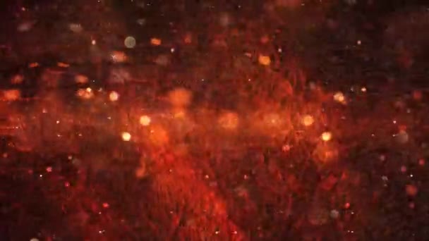 Zandstorm Stof Deeltjes Stroomt Over Rock Wall Texture - 4k Naadloze lus beweging Achtergrond Animatie — Stockvideo