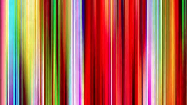 Belles rayures arc-en-ciel et rideaux lumineux - 4K boucle sans couture animation de fond de mouvement 