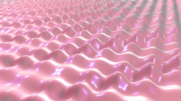 Abstract Dreamy Pink Fluid Field Waves - Abstract Background Texture — Stock Photo, Image
