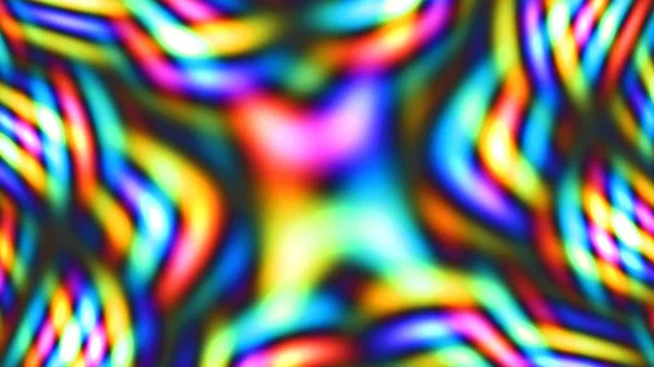 Arc-en-ciel Kaléidoscope motif Bokeh et lumières lumineuses - Texture de fond abstraite — Photo