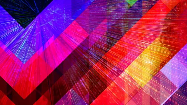 Geometric Rainbow Light Beams Shining Beautiful Diagonal Rays - Abstract Background Texture