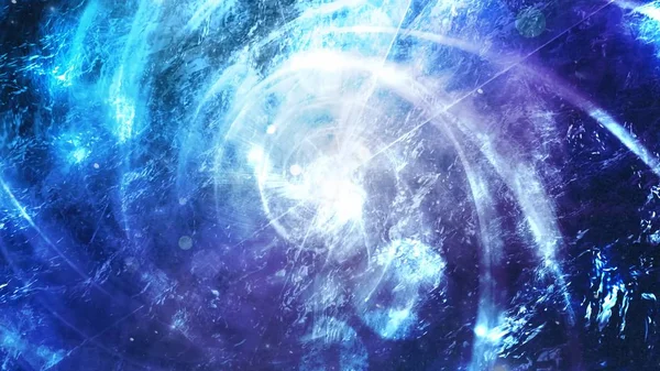 Крутящиеся галактические вереницы и звезды в пространстве - Абстрактная текстура фона — стоковое фото