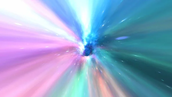 ( 영어 ) Science Fi wormhole tunnel at warp speed in galactic space - 추상적 인 배경 질감 — 스톡 사진