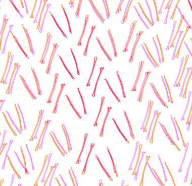 Beyaz bir arka plan üzerinde pembe stereo model tokalar