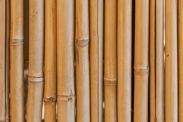 Abstrakcyjne Tło Starego Ogrodzenia Bambusa Zbliżenie — Zdjęcie stockowe