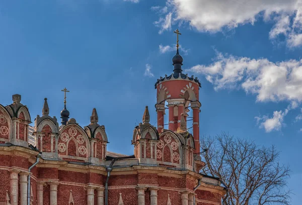 Православная Церковь Построенная Начале Xix Века Неоготическом Стиле Никольского Монастыря — стоковое фото