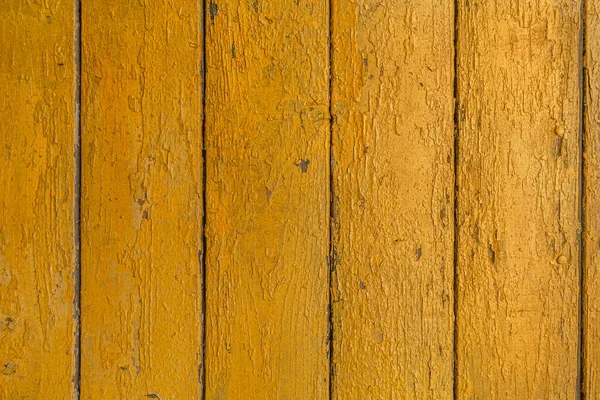 Fondo Abstracto Antigua Superficie Madera Pintada Color Amarillo Cerca — Foto de Stock