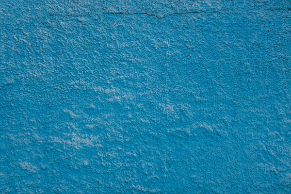 Background Old Embossed Plastered Blue Painted Wall Close — Stock Photo, Image