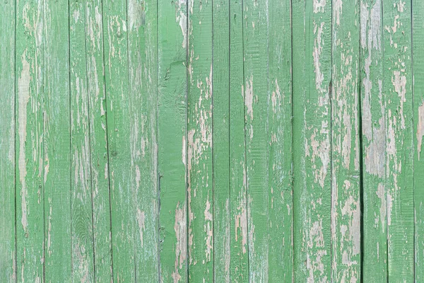 Abstract Background Old Painted Green Wooden Fence Close — Stock Photo, Image