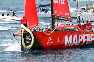 Bacak 1 Alicante-Lizbon, Volvo okyanus yarış 2017-18 bir Alicante gördüğümüz en heyecan verici başlangıç takım Mapfre kısa bir süre sonra başlamak.