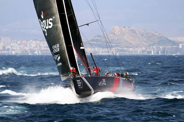 Team Scallywag Moments Start Leg Alicante Lisbon Volvo Ocean Race - Stock-foto