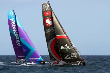 Kısa bir süre sonra kavga iki takım açık 65 teknelerden bacak 1 Alicante-Lizbon, Volvo okyanus yarış 2017-18 bir Alicante gördüğümüz en heyecan verici başlangıç başlatmak.