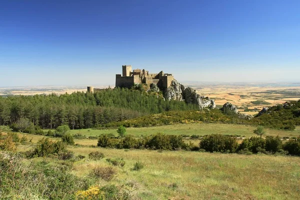 Die Burg Loarre Ist Eine Romanische Burg Und Kloster Der — Stockfoto