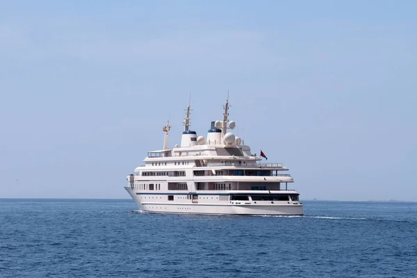 Yacht Géant Privé Saïd Propriété Sultan Oman Laissant Ville Alicante — Photo