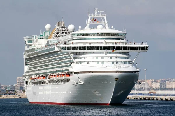 Details Luxury Cruise Ventura Journey Port Alicante Spain — Stock Photo, Image