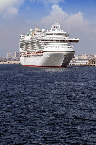 Detalles Del Lujoso Crucero Ventura Durante Viaje Puerto Alicante España — Foto de Stock