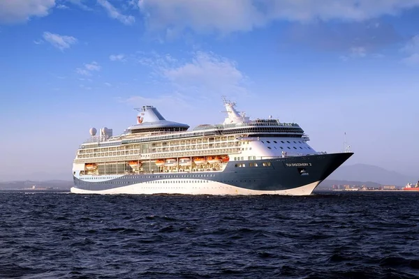 Grote Cruise Tui Discovery Verlaten Van Haven Van Rots Van — Stockfoto