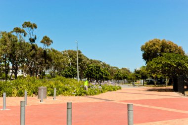 Cape Town, Güney Afrika 'daki Yeşil Nokta Parkına giriş veya yol