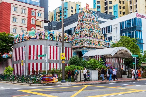 Sri Veeramakaliamman Tapınağı, Hindu tapınağı, Singapur Serangoon Yolu.