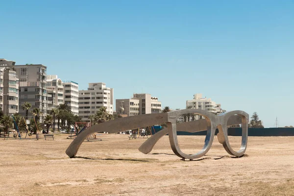 Huge Glasses Sunglasses Sea Point Beach Promenade South Africa Cape — Stock Photo, Image