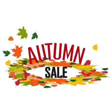 Renkli yaprakları ile sonbahar ağacı. Vektör davetiye şablon veya kart. Güzel arka plan.