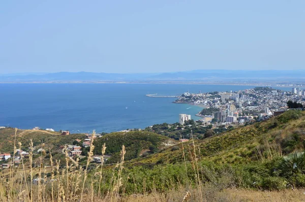 Cezayir Deniz Kıyısına Yakın Bir Şehir Manzarası — Stok fotoğraf