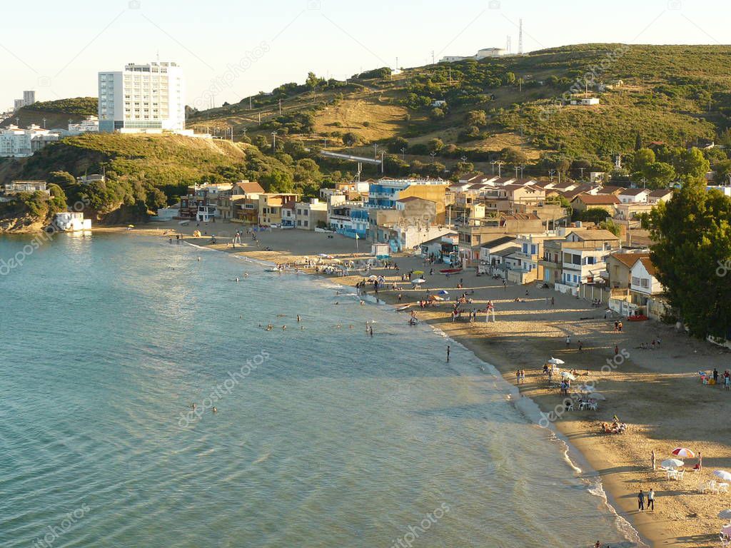 A beach of north-eastern Algeria, Africa