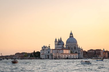Basilica di Santa Maria della Selamlar Büyük Kanal, Venedik, İtalya.
