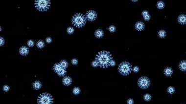 Döngü güçlü bir siyah yuvarlak bakteriler