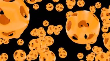 Döngü için yetenekli delikli soyut küre