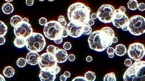 Sphères en verre capables de boucler — Video