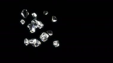 Güzel arka plan elmas. ilmekledi 3d