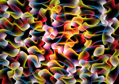 soyut neon plan vektör