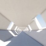 Bewegung in einem langen Tunnel