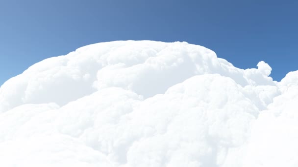 Repülő közelében a felhők — ingyenes stock videó