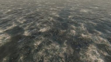 Büyük dalgalar okyanusta fırtınası