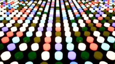 Bilgi paneli düğmelerini yanıp sönen. Hareketli arka plan.