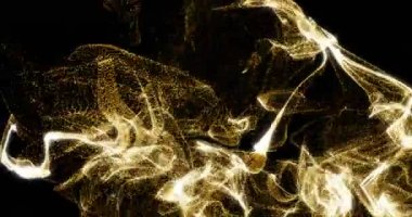 Evren altın tozu siyah yıldız