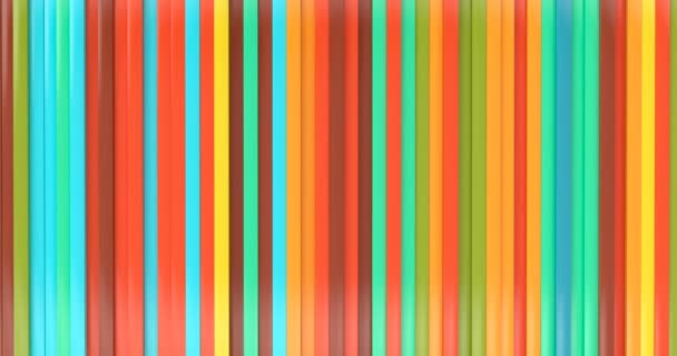 Colored vertical lines move slowly. Intro for your video — Stock Video