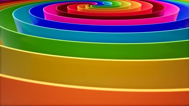Farbwelle in abstraktem Stil auf farbigem Hintergrund. Kurve abstrakten Hintergrund. moderne bunte Hintergrund. — Stockvideo