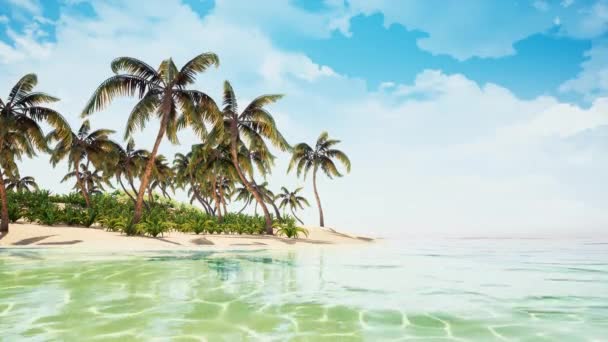 Belle île de plage tropicale 