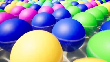 Videonuz için renk küreler intro