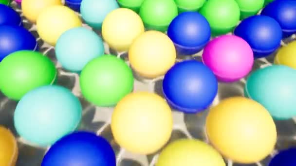 あなたのビデオのための色球のイントロ — ストック動画