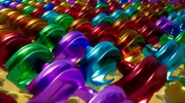 Renk metal malzeme Intro video için