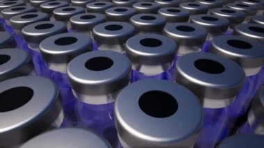 Cam şişeleri yeni ilaç aşılama geliştirme