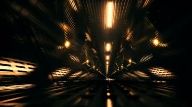 3d render, soyut arka plan, floresan ultraviyole ışık, parlayan neon hatları, sonsuz tünel içinde ileriye doğru hareket, mavi pembe spektrum, modern renkli aydınlatma