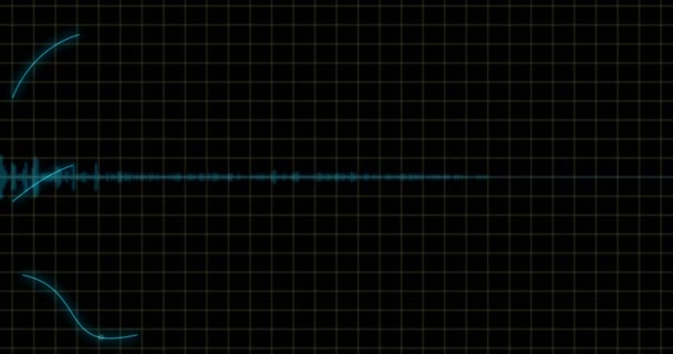 A képernyőn látható diagramok — Stock videók